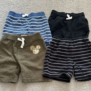 Carter's Kids Shorts Set in Blue, Black, and Olive